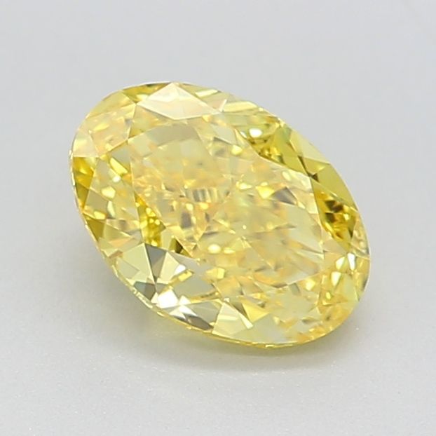 0.75 Carat Oval Lab Diamond with  Cut Diamond in 14KT  view 1
