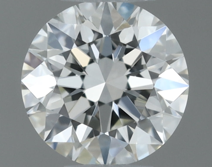 0.3 Carat Round Natural Diamond with  Cut Diamond in 14KT  view 1
