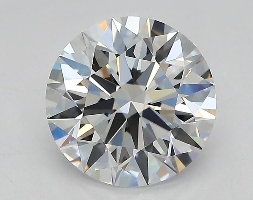 1.55 Carat Round Lab Diamond with  Cut Diamond in 14KT  view 1
