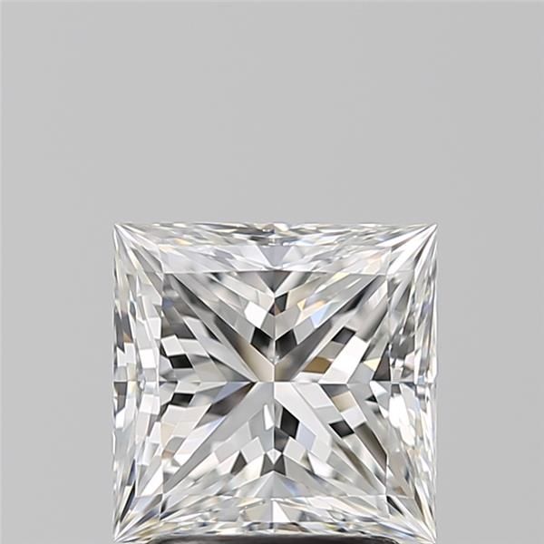 2.01 Carat Princess Natural Diamond with  Cut Diamond in 14KT  view 1
