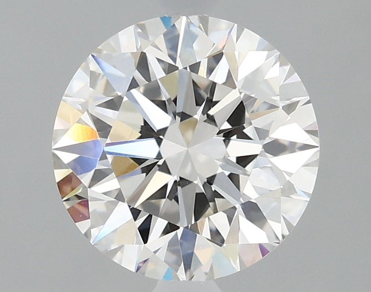 1.51 Carat Round Lab Diamond with  Cut Diamond in 14KT  view 1
