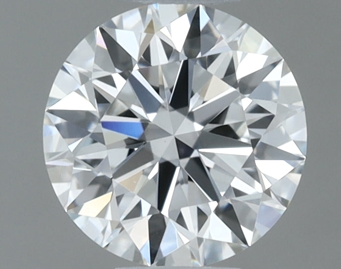 0.5 Carat Round Natural Diamond with  Cut Diamond in 14KT  view 1
