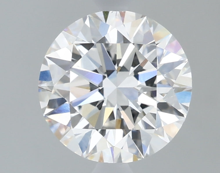 1.47 Carat Round Lab Diamond with  Cut Diamond in 14KT  view 1
