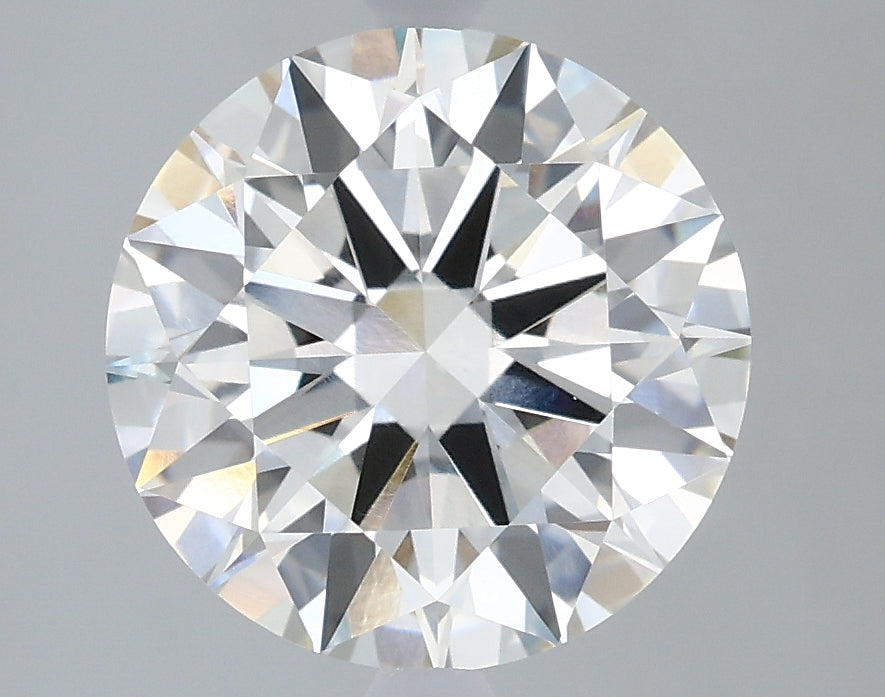2.55 Carat Round Lab Diamond with  Cut Diamond in 14KT  view 1
