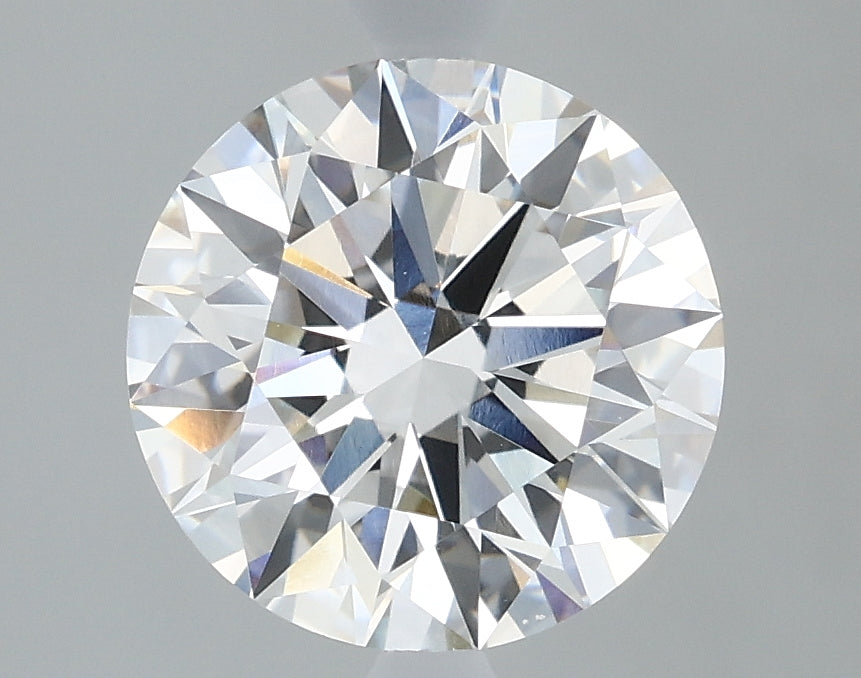 2.01 Carat Round Lab Diamond with  Cut Diamond in 14KT  view 1

