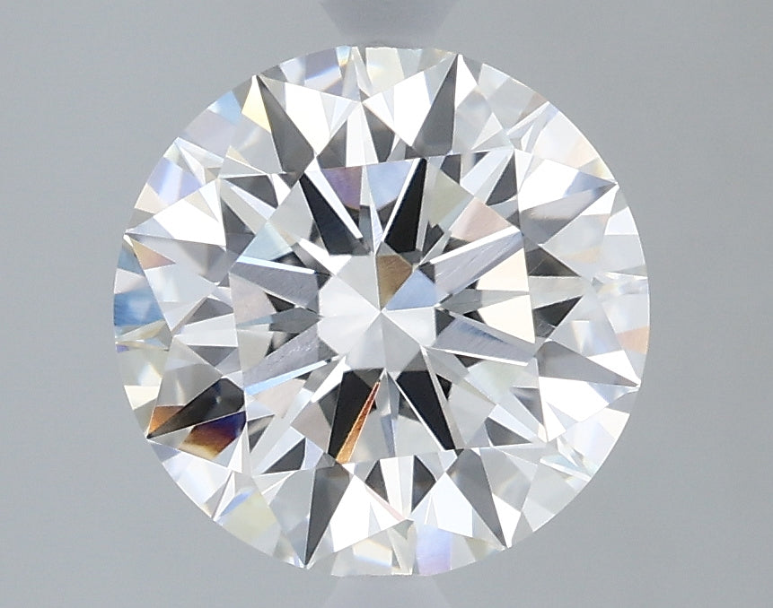 2.03 Carat Round Lab Diamond with  Cut Diamond in 14KT  view 1
