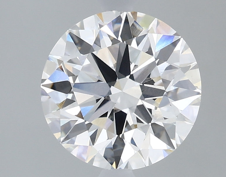 1.61 Carat Round Lab Diamond with  Cut Diamond in 14KT  view 1
