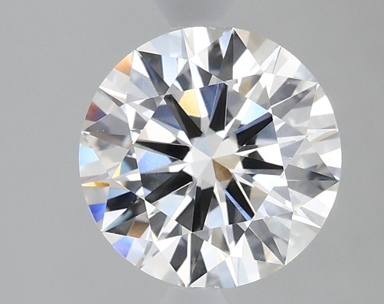 1.41 Carat Round Lab Diamond with  Cut Diamond in 14KT  view 1

