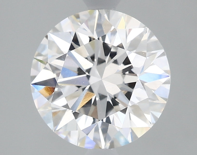 1.52 Carat Round Lab Diamond with  Cut Diamond in 14KT  view 1
