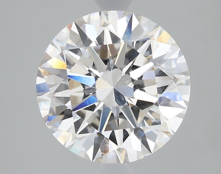 2.16 Carat Round Lab Diamond with  Cut Diamond in 14KT  view 1
