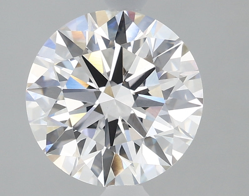1.7 Carat Round Lab Diamond with  Cut Diamond in 14KT  view 1
