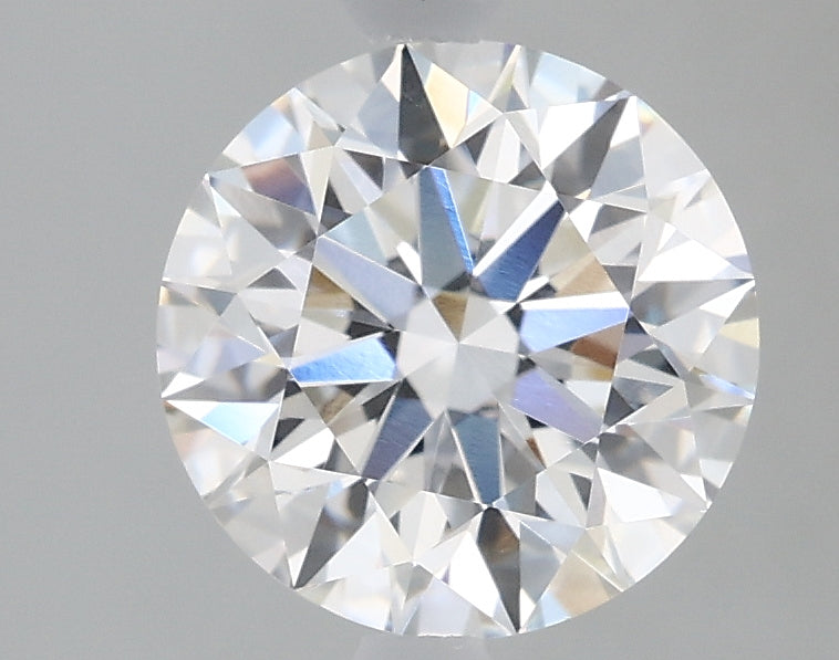 1.61 Carat Round Lab Diamond with  Cut Diamond in 14KT  view 1

