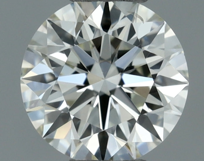 0.3 Carat Round Natural Diamond with  Cut Diamond in 14KT  view 1
