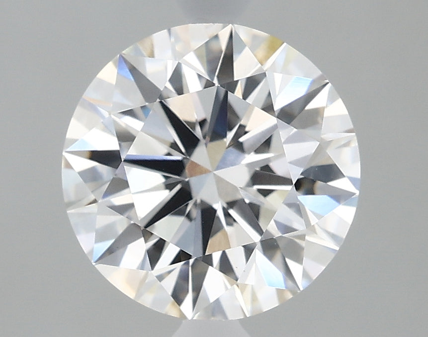 2.06 Carat Round Lab Diamond with  Cut Diamond in 14KT  view 1
