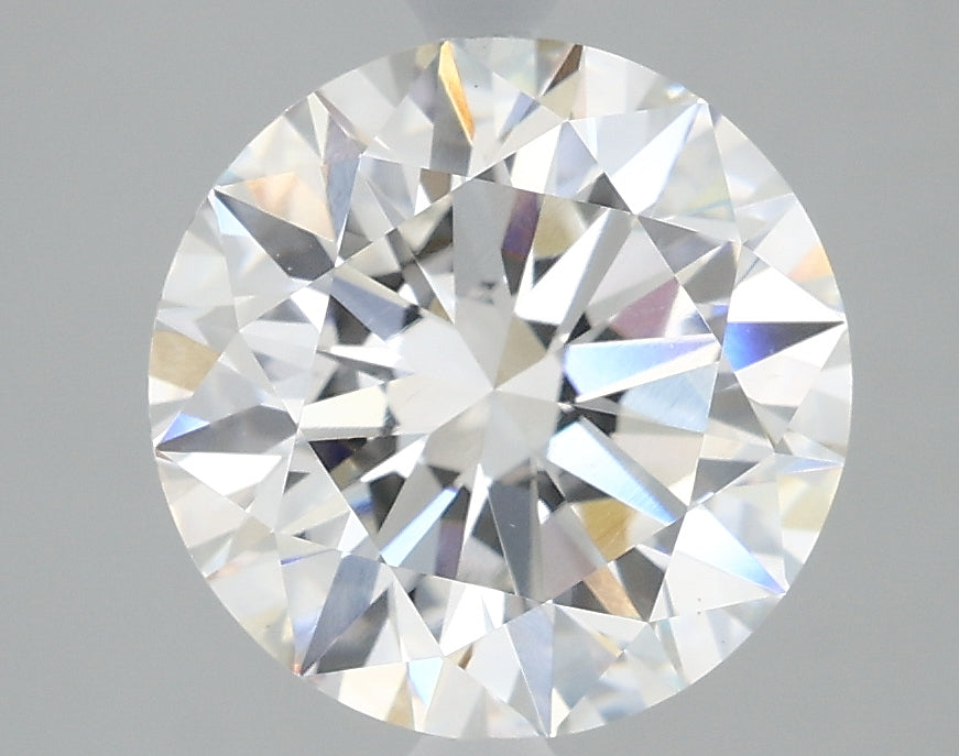 2.53 Carat Round Lab Diamond with  Cut Diamond in 14KT  view 1
