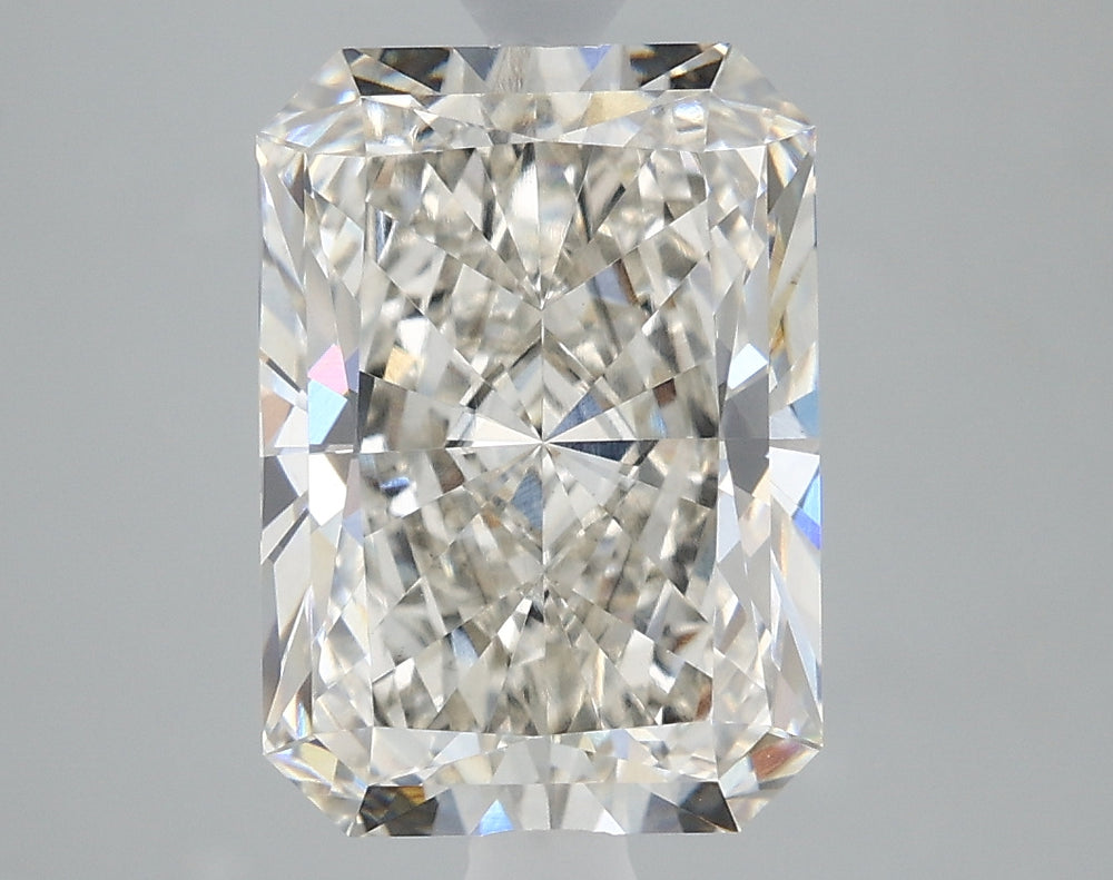 3.1 Carat Radiant Lab Diamond with  Cut Diamond in 14KT  view 1
