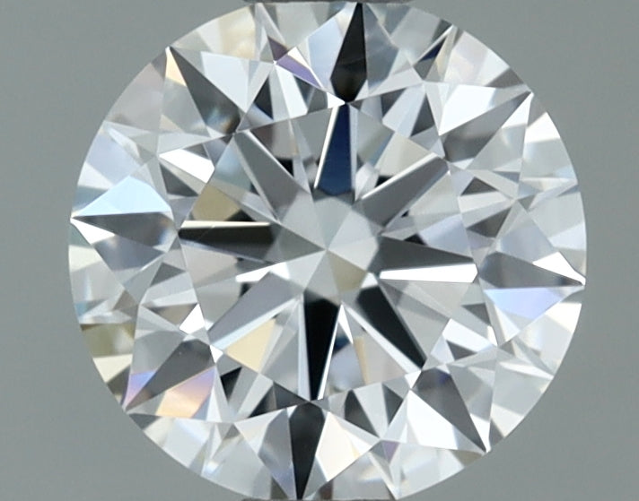 0.9 Carat Round Natural Diamond with  Cut Diamond in 14KT  view 1
