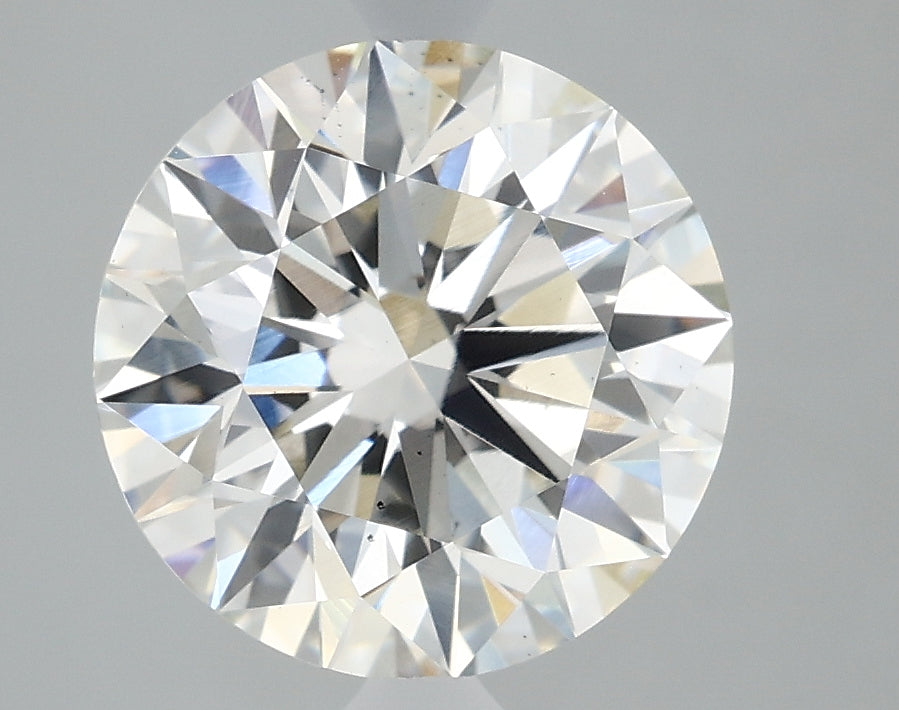 2.58 Carat Round Lab Diamond with  Cut Diamond in 14KT  view 1
