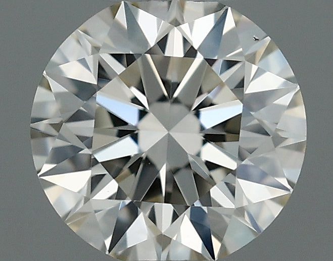 0.3 Carat Round Natural Diamond with  Cut Diamond in 14KT  view 1
