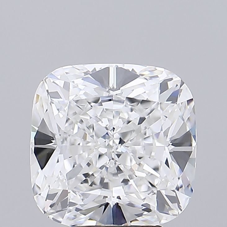 5.12 Carat Cushion Lab Diamond with  Cut Diamond in 14KT  view 1
