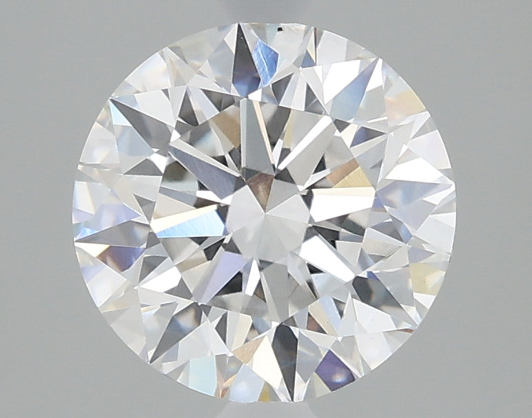 1.93 Carat Round Lab Diamond with  Cut Diamond in 14KT  view 1
