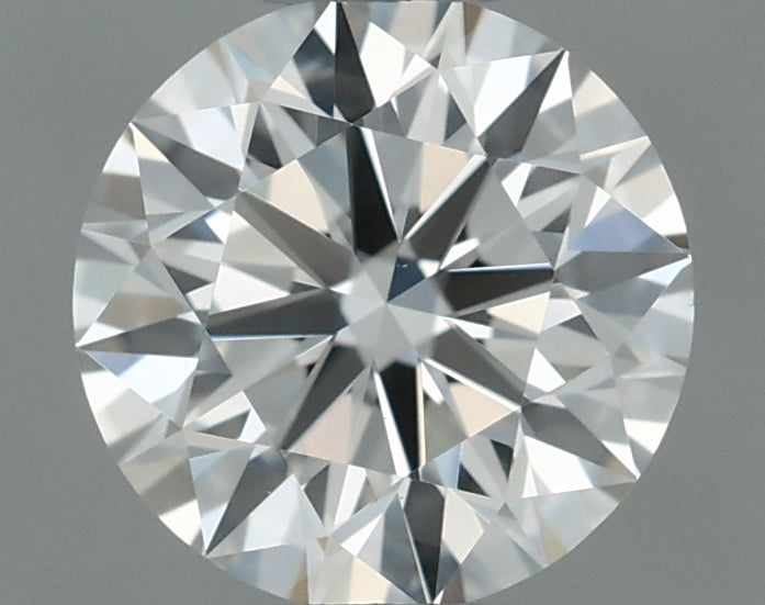 0.55 Carat Round Natural Diamond with  Cut Diamond in 14KT  view 1

