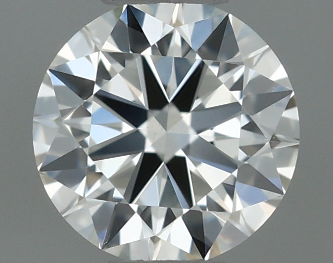 0.3 Carat Round Natural Diamond with  Cut Diamond in 14KT  view 1
