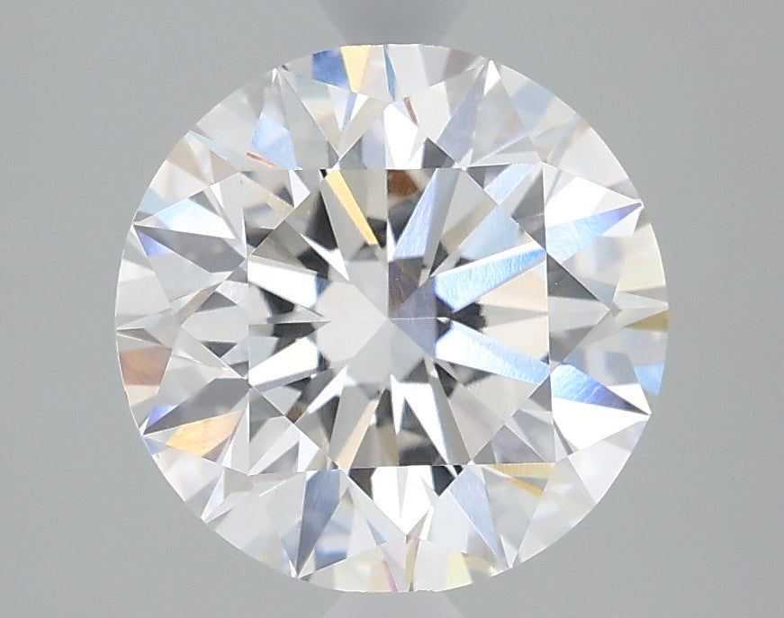 2.56 Carat Round Lab Diamond with  Cut Diamond in 14KT  view 1
