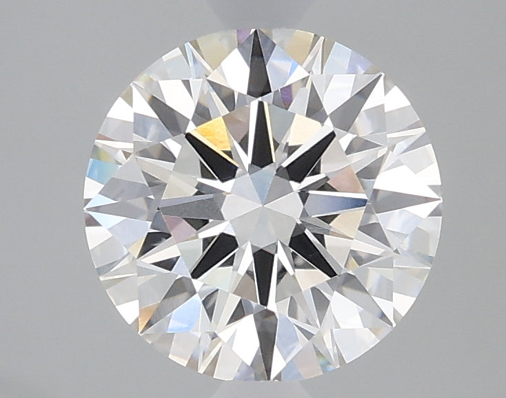 1.5 Carat Round Lab Diamond with  Cut Diamond in 14KT  view 1
