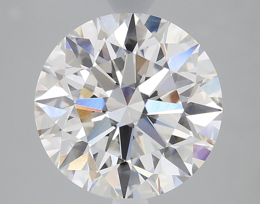 2.57 Carat Round Lab Diamond with  Cut Diamond in 14KT  view 1
