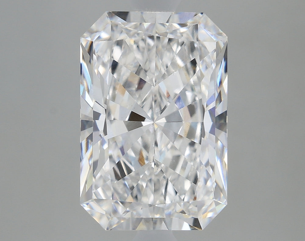 2.68 Carat Radiant Lab Diamond with  Cut Diamond in 14KT  view 1
