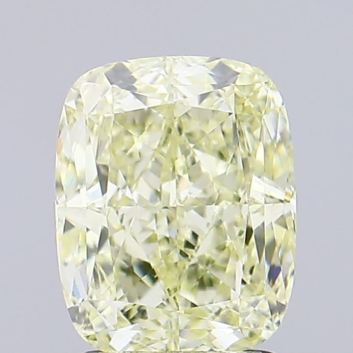 2.04 Carat Cushion Lab Diamond with  Cut Diamond in 14KT  view 1
