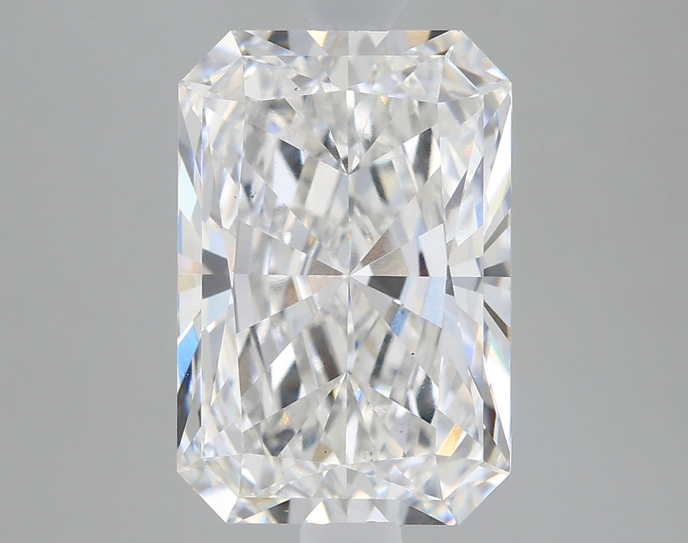 2.6 Carat Radiant Lab Diamond with  Cut Diamond in 14KT  view 1
