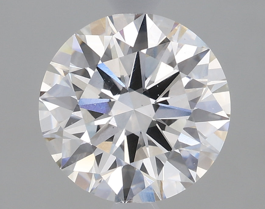 1.38 Carat Round Lab Diamond with  Cut Diamond in 14KT  view 1
