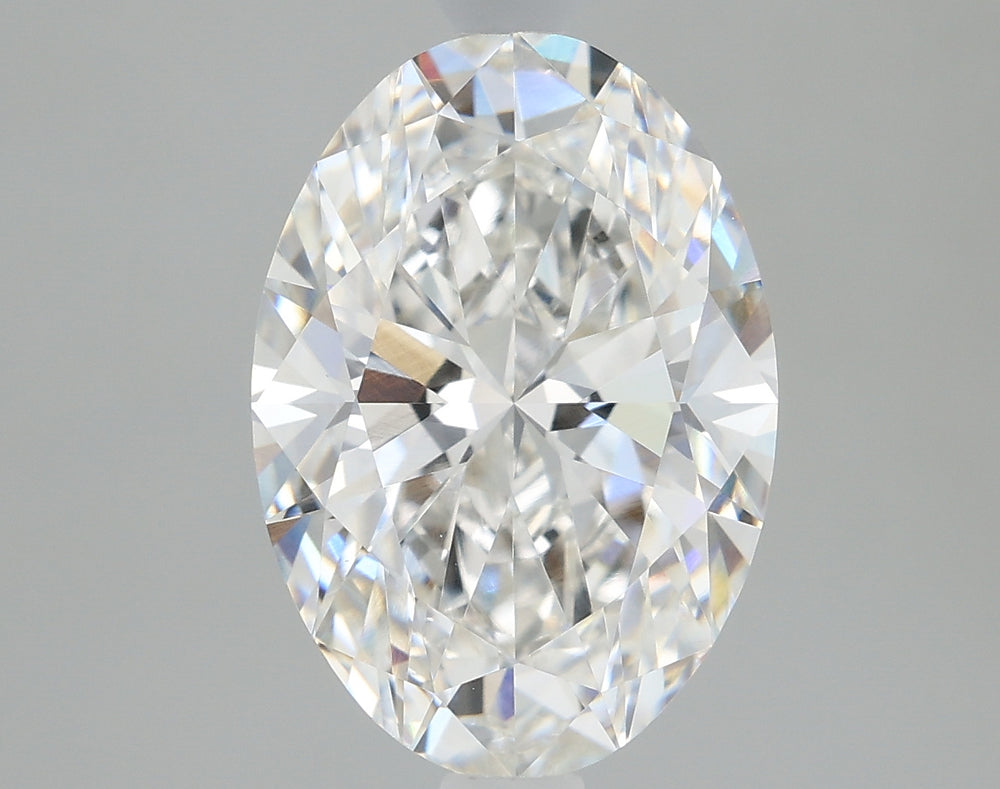 2.13 Carat Oval Lab Diamond with  Cut Diamond in 14KT  view 1
