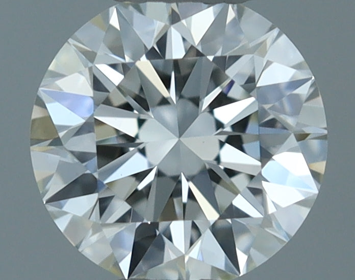 0.3 Carat Round Natural Diamond with  Cut Diamond in 14KT  view 1
