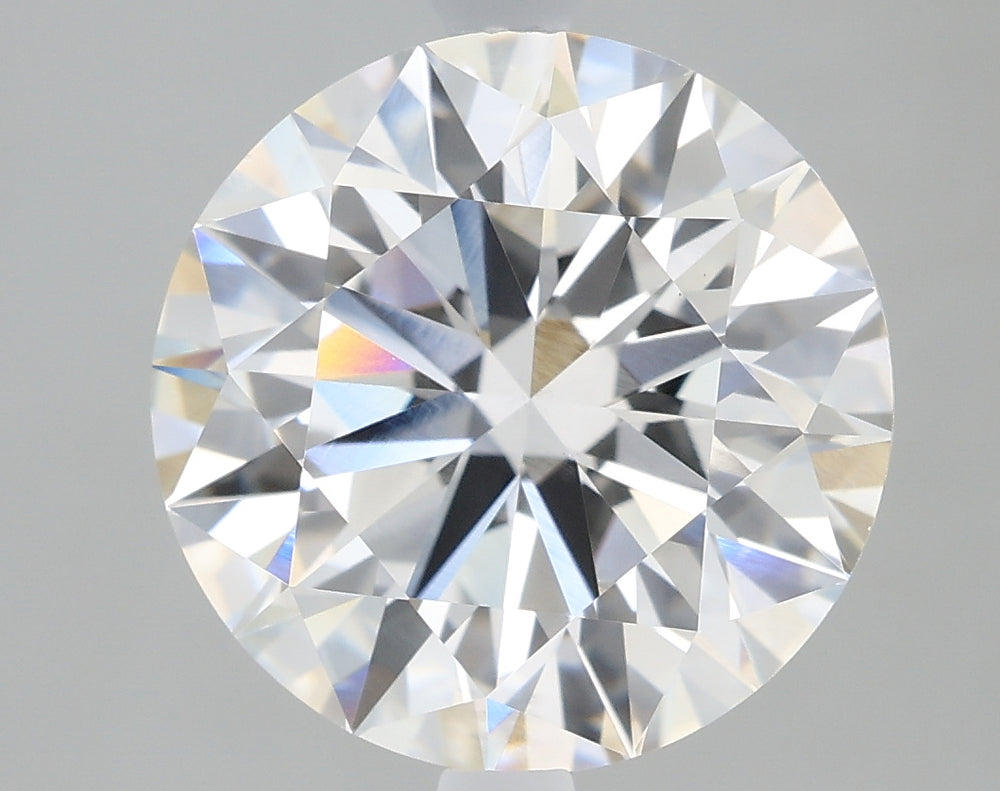 2.5 Carat Round Lab Diamond with  Cut Diamond in 14KT  view 1
