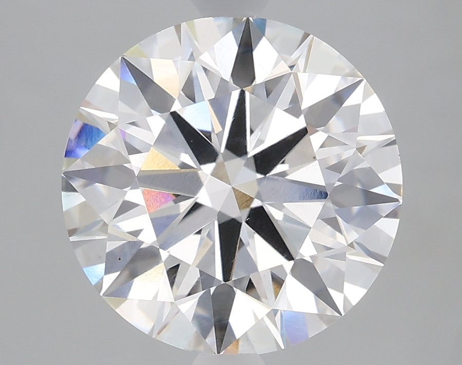 2.57 Carat Round Lab Diamond with  Cut Diamond in 14KT  view 1
