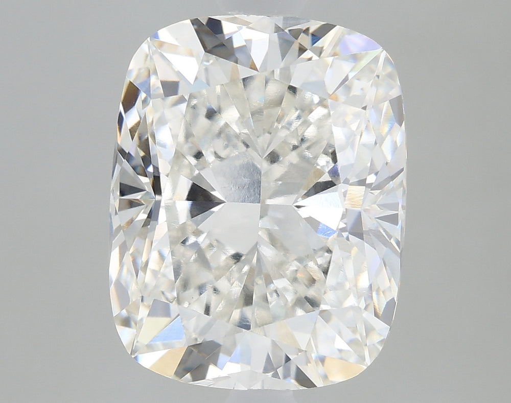 2.8 Carat Cushion Lab Diamond with  Cut Diamond in 14KT  view 1
