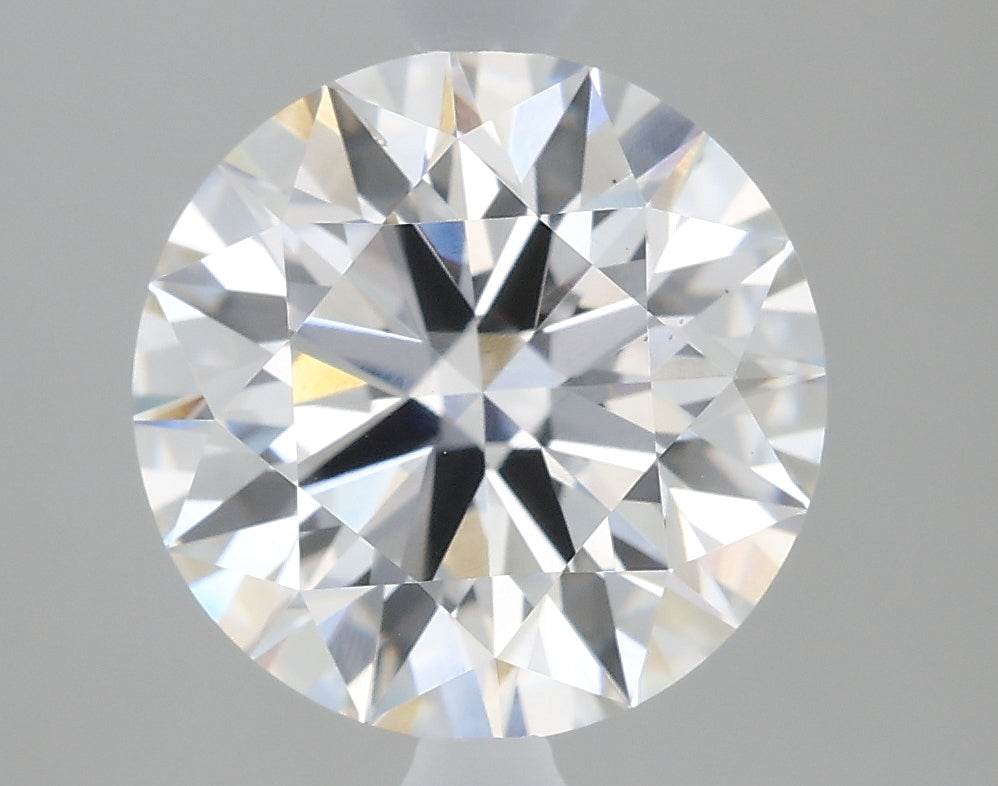 1.89 Carat Round Lab Diamond with  Cut Diamond in 14KT  view 1
