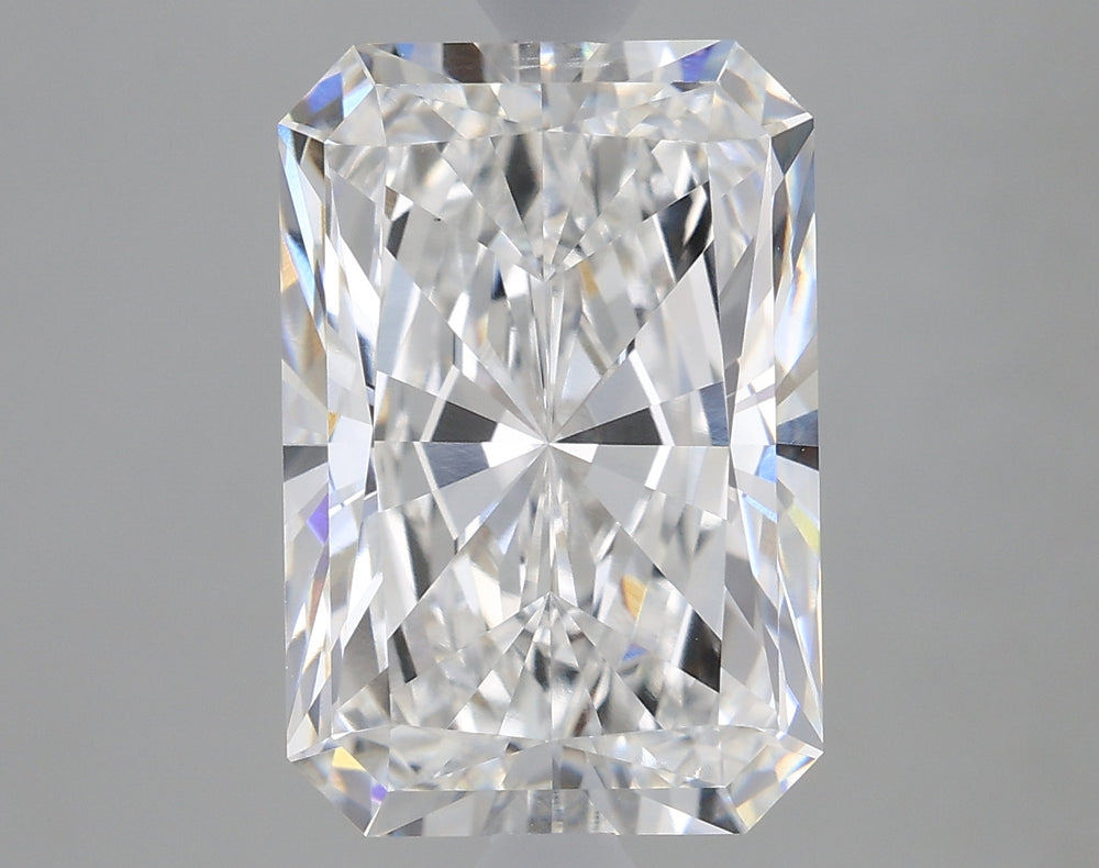 3.03 Carat Radiant Lab Diamond with  Cut Diamond in 14KT  view 1
