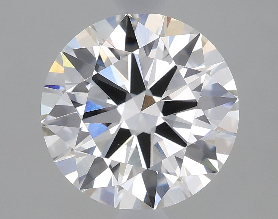 1.51 Carat Round Lab Diamond with  Cut Diamond in 14KT  view 1
