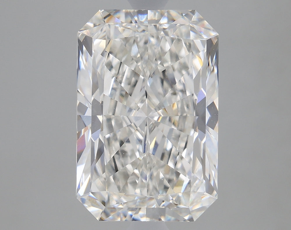 3.11 Carat Radiant Lab Diamond with  Cut Diamond in 14KT  view 1
