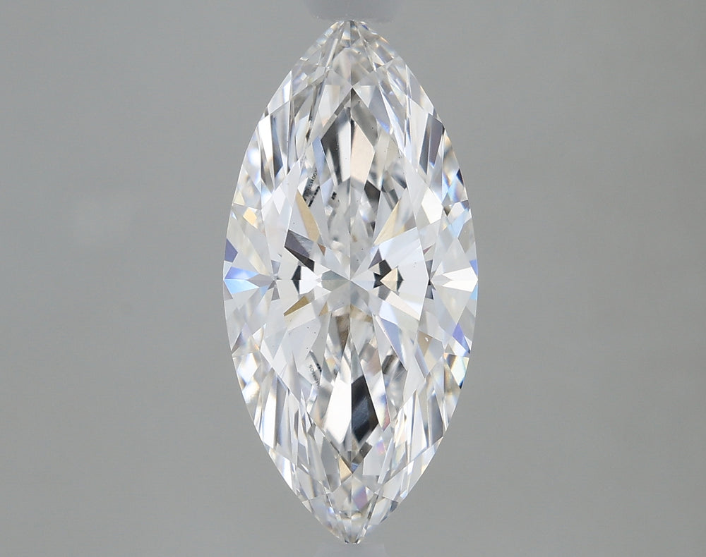 1.6 Carat Marquise Lab Diamond with  Cut Diamond in 14KT  view 1
