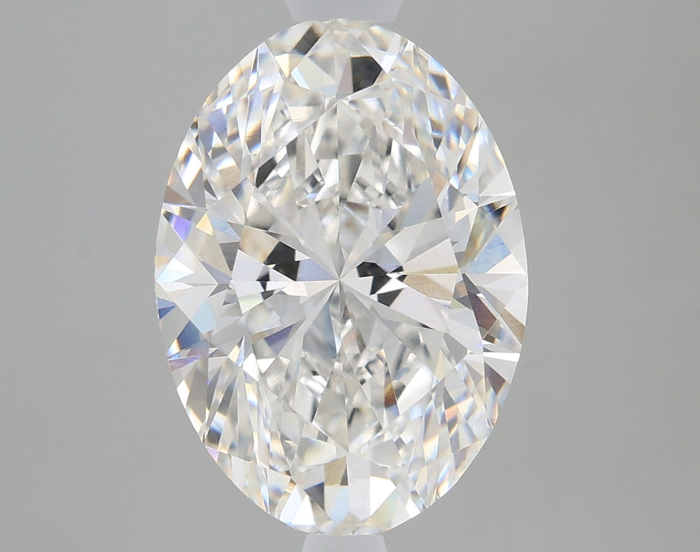2.13 Carat Oval Lab Diamond with  Cut Diamond in 14KT  view 1
