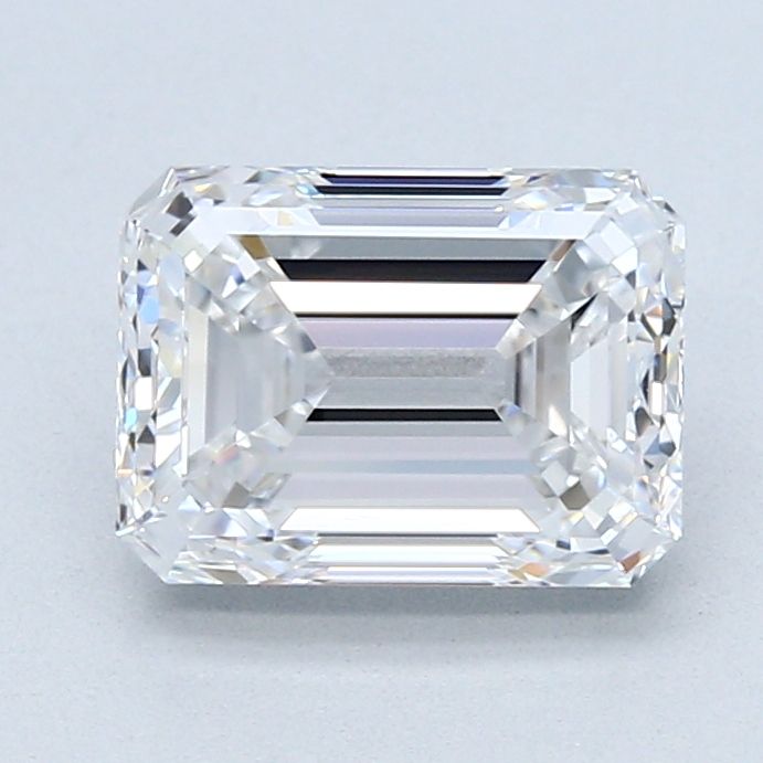 2.01 Carat Emerald Natural Diamond with  Cut Diamond in 14KT  view 1
