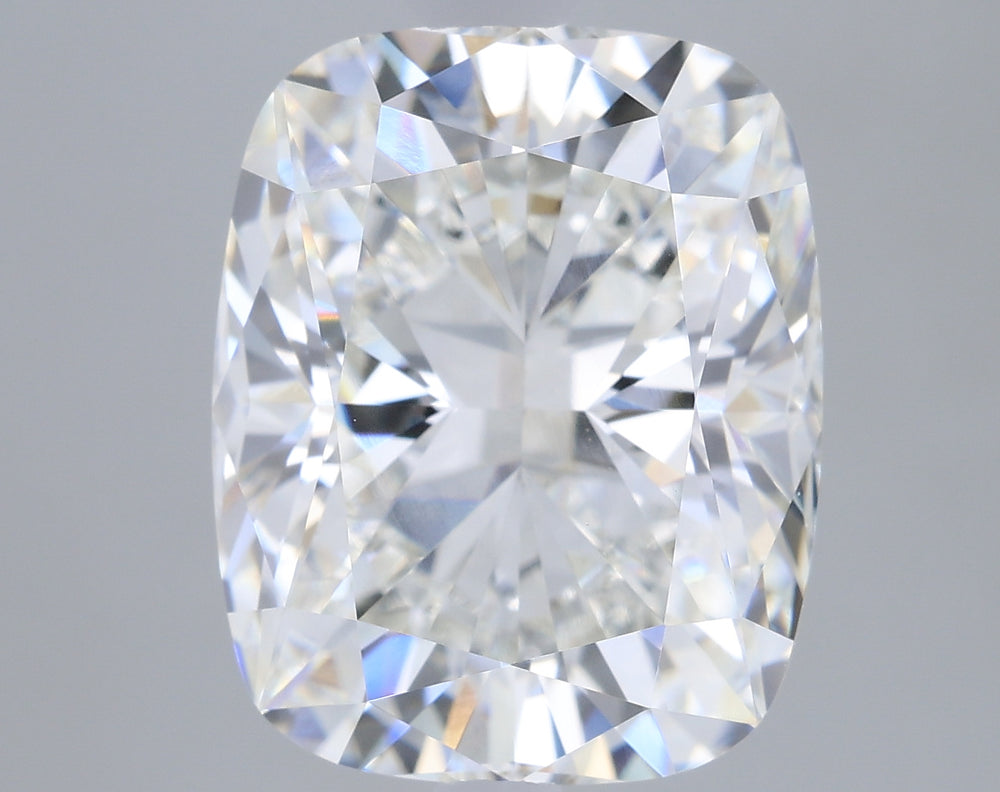 2.9 Carat Cushion Lab Diamond with  Cut Diamond in 14KT  view 1
