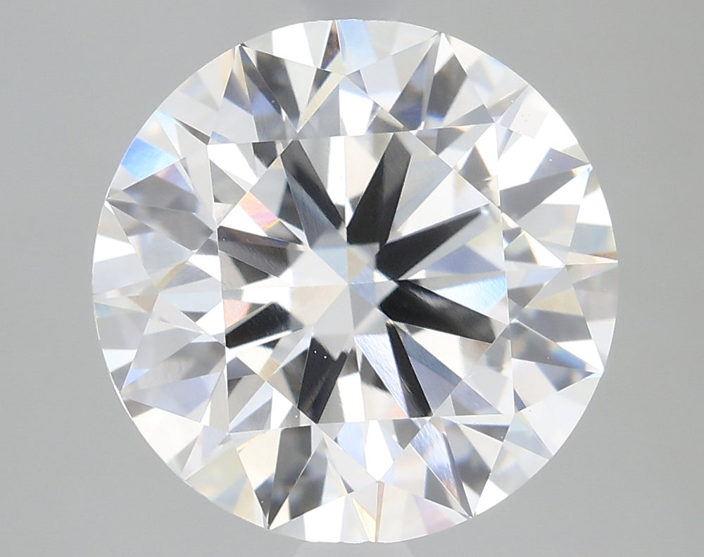 2.52 Carat Round Lab Diamond with  Cut Diamond in 14KT  view 1
