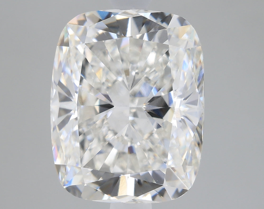 2.53 Carat Cushion Lab Diamond with  Cut Diamond in 14KT  view 1

