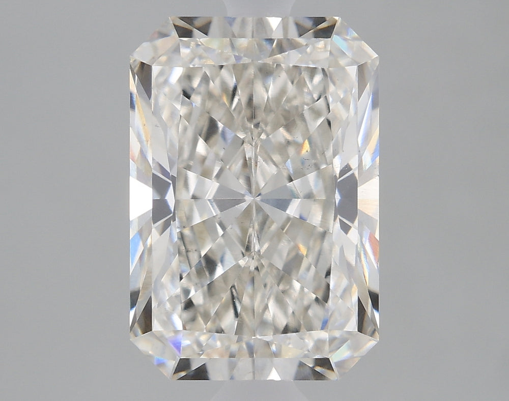 2.04 Carat Radiant Lab Diamond with  Cut Diamond in 14KT  view 1
